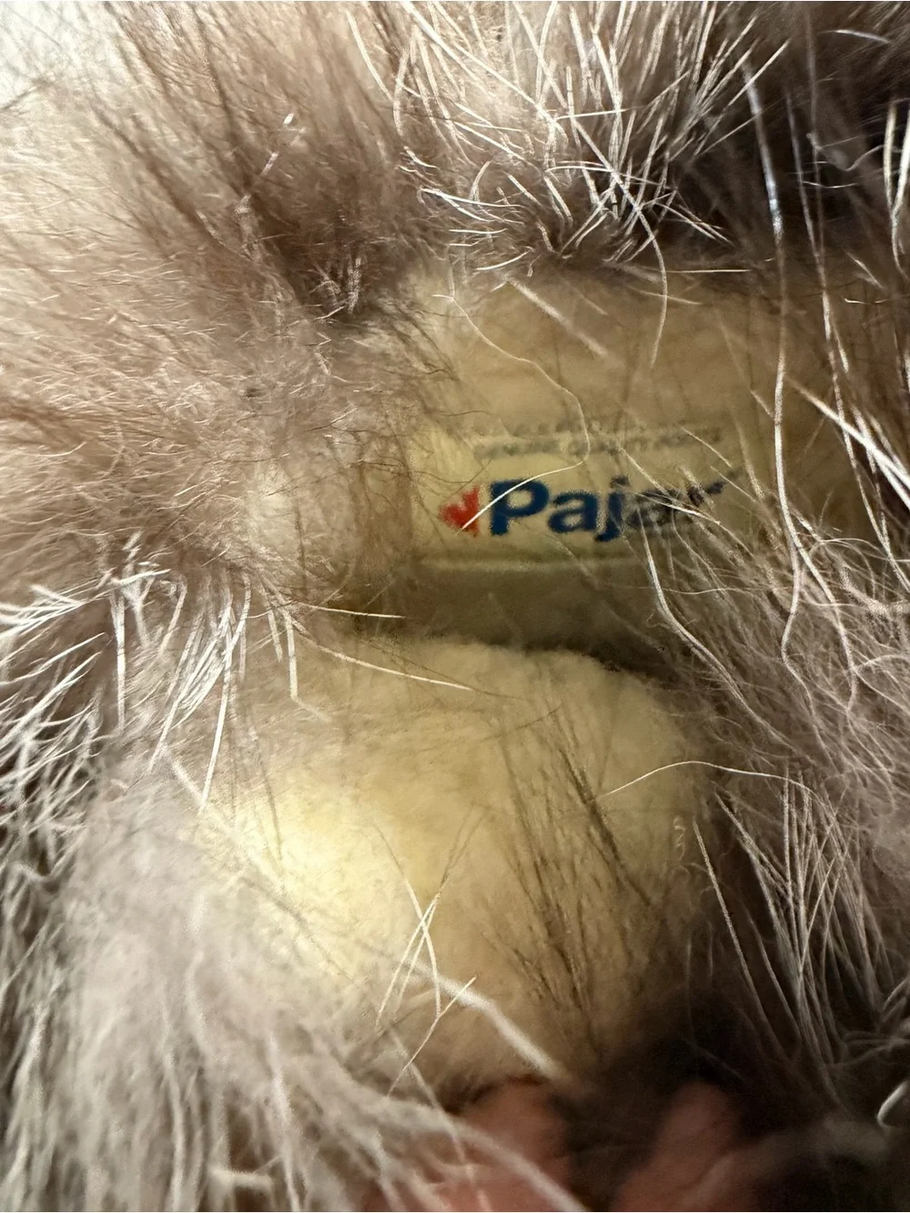 Pajar Wool Lined Fox Fur and Calf Skin Waterproof Wedge Boots Size 37